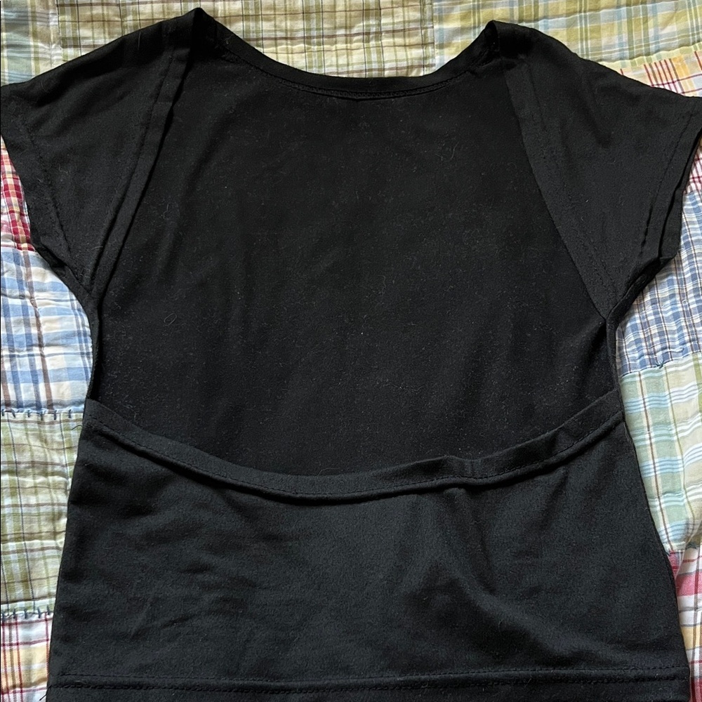 Backless Classic Black Women's Top